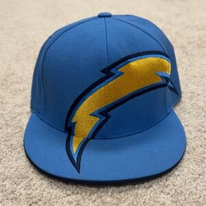 NFL RBK brand Los Angeles Chargers Bolt cap: Fitted size 7 3/8